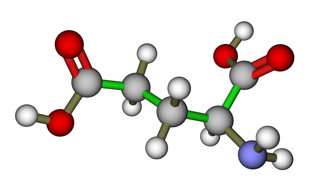 amino acid glutamic acid molecular structure