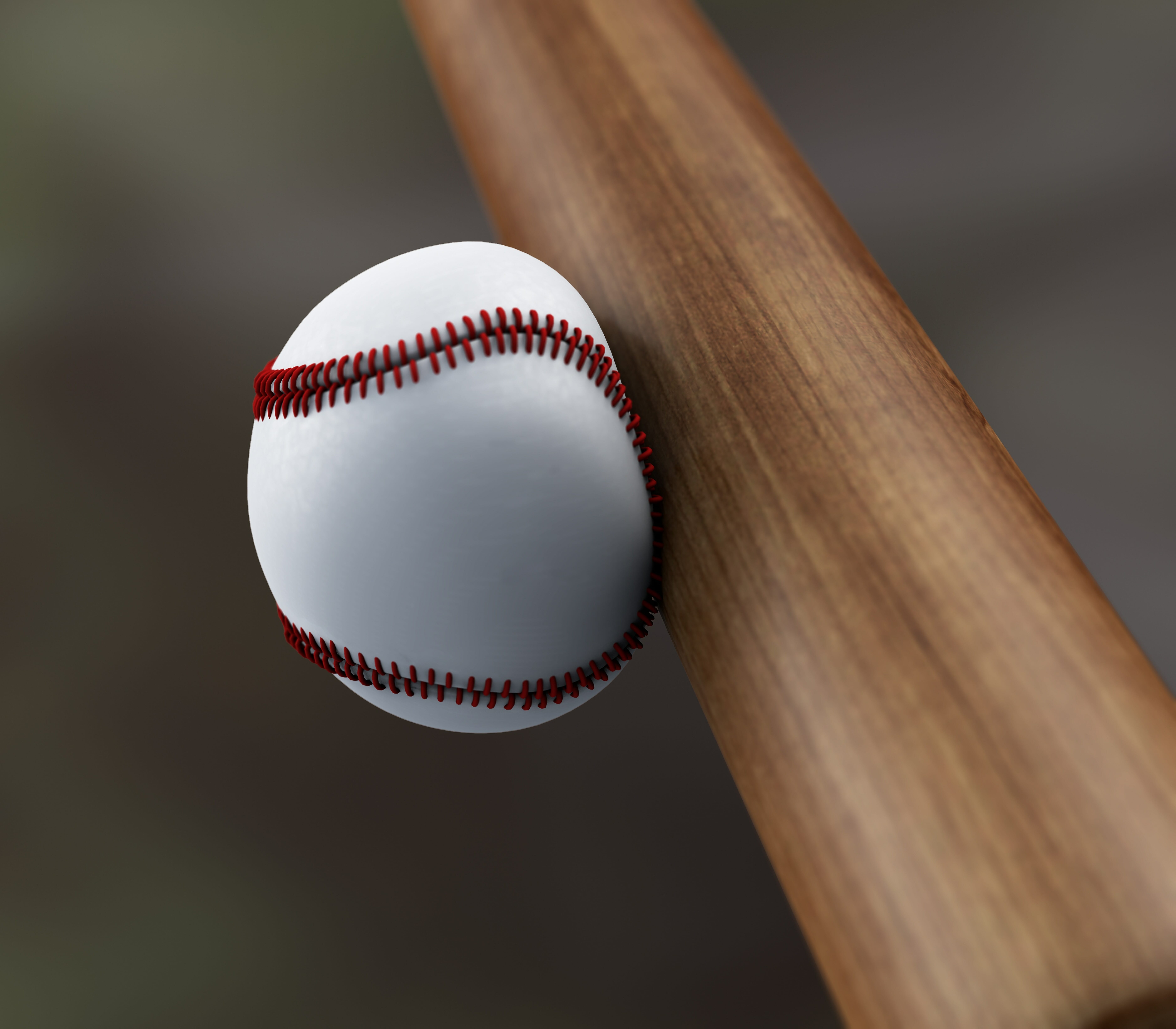 野球ボールとバット